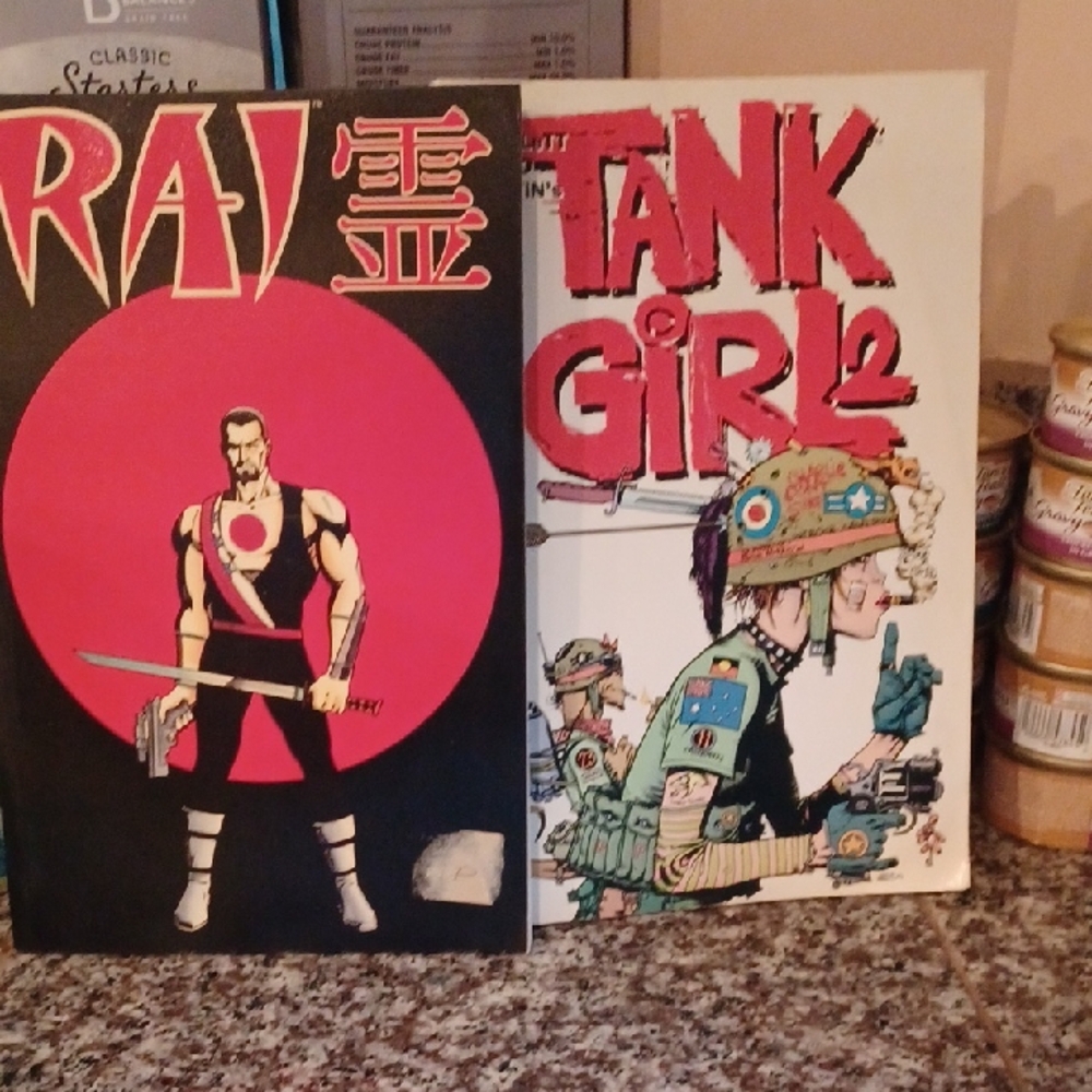 RAI and Tank Girl 2 Comic Books